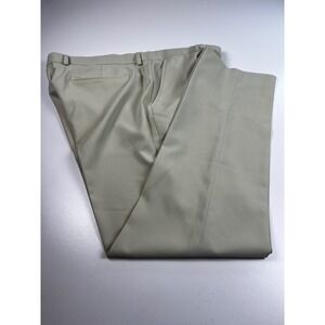 Saks Fifth Avenue Mens Dress Pants Size 36x32 Beige Chino Career Business